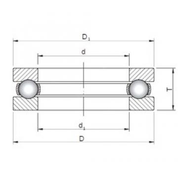 ISO 51214 thrust ball bearings