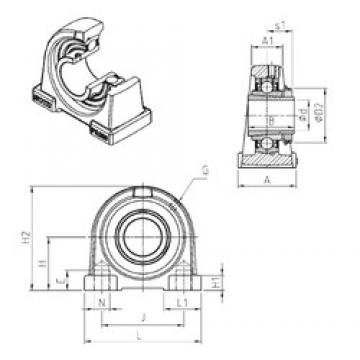 SNR UKPA209H bearing units