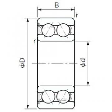 50 mm x 90 mm x 30.2 mm  NACHI 5210Z angular contact ball bearings