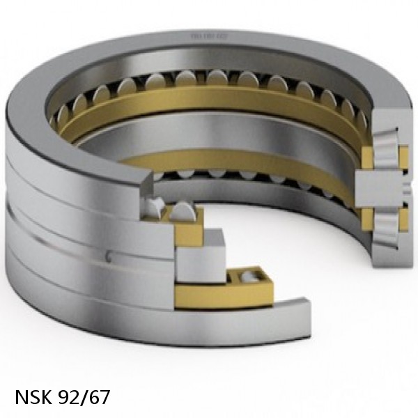 92/67 NSK Double direction thrust bearings