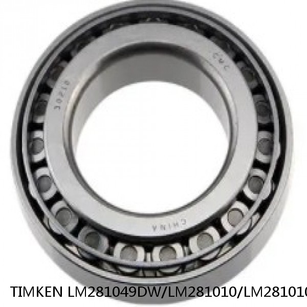 LM281049DW/LM281010/LM281010D TIMKEN Tapered Roller bearings double-row