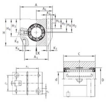 INA KGN 12 C-PP-AS linear bearings