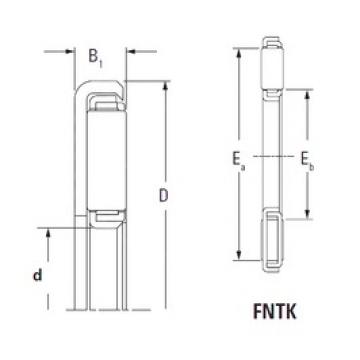 KOYO FNTK-2544 needle roller bearings