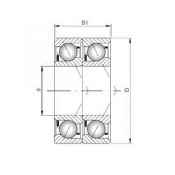 ISO 7015 BDT angular contact ball bearings